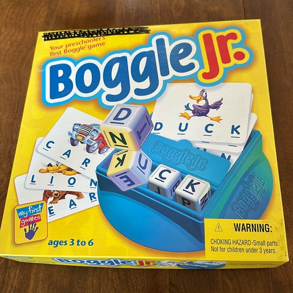 BOGGLE JR Parker Brothers Preschool Game - Complete - Ages 3-6 - Picture 1 of 6